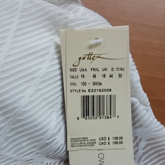 Gottex swimsuit bathing suit one piece - Picture 3 of 5